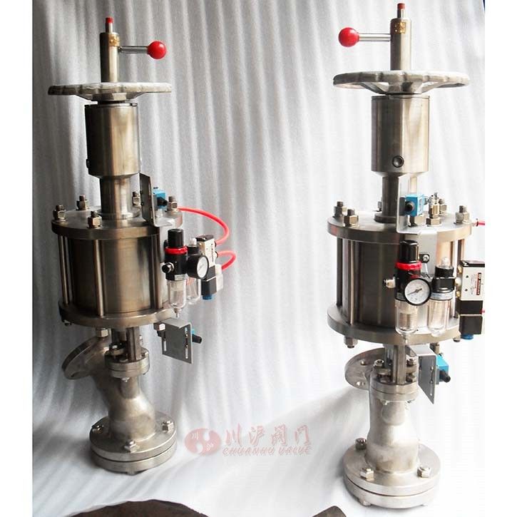 全不銹鋼氣動放料閥實(shí)物圖